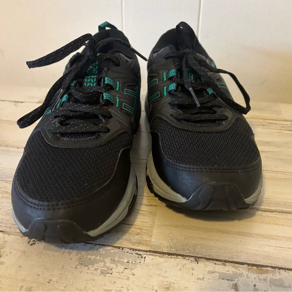 Asics Gel Venture 8 Trail Running Shoes Black/Teal Women’s Size 6 - Picture 8 of 10